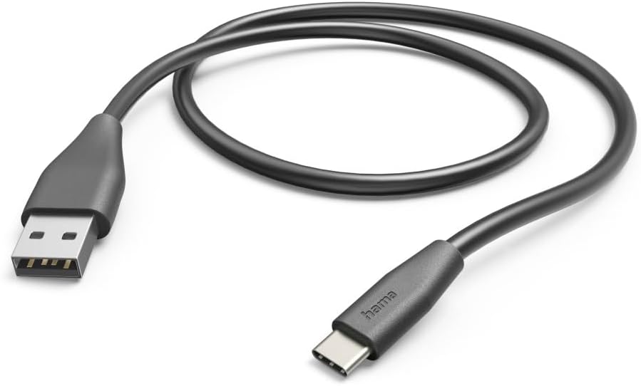 Thumbnail 2 de Hama USB-A auf USB-C Ladekabel (1 m) mit Schnellladung & Datenübertragung, schwarz
