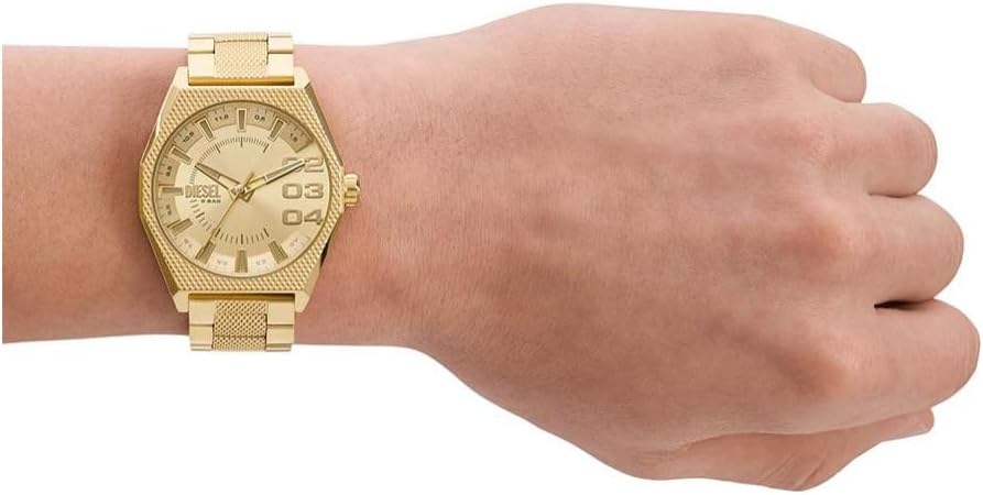 Thumbnail 4 de Diesel Scraper: orologio da uomo con movimento al quarzo, cinturino intercambiabile in silicone, acciaio o pelle