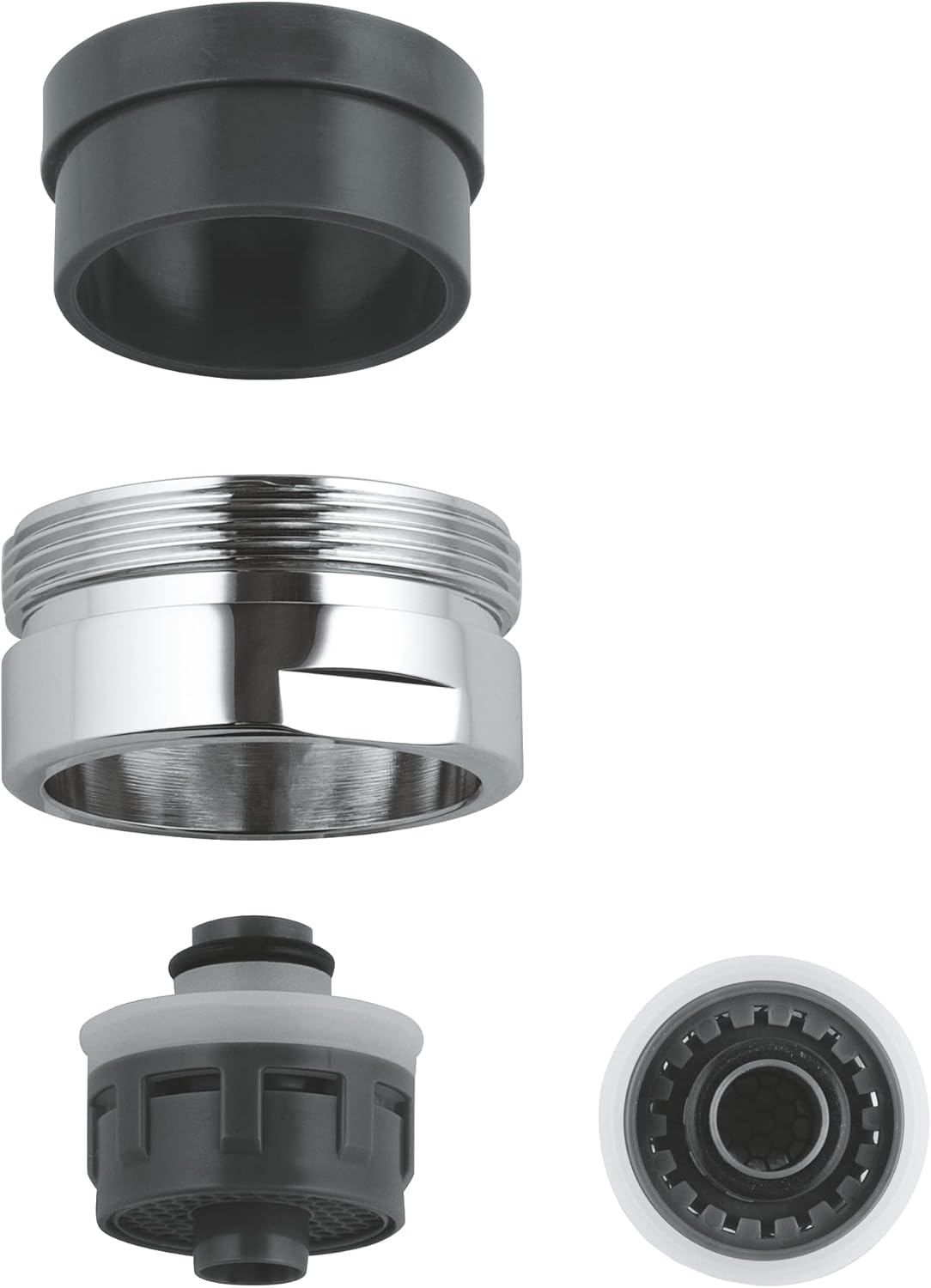 Detalle 2 de GROHE aeratore 64374000 (set da 4) con finitura cromata