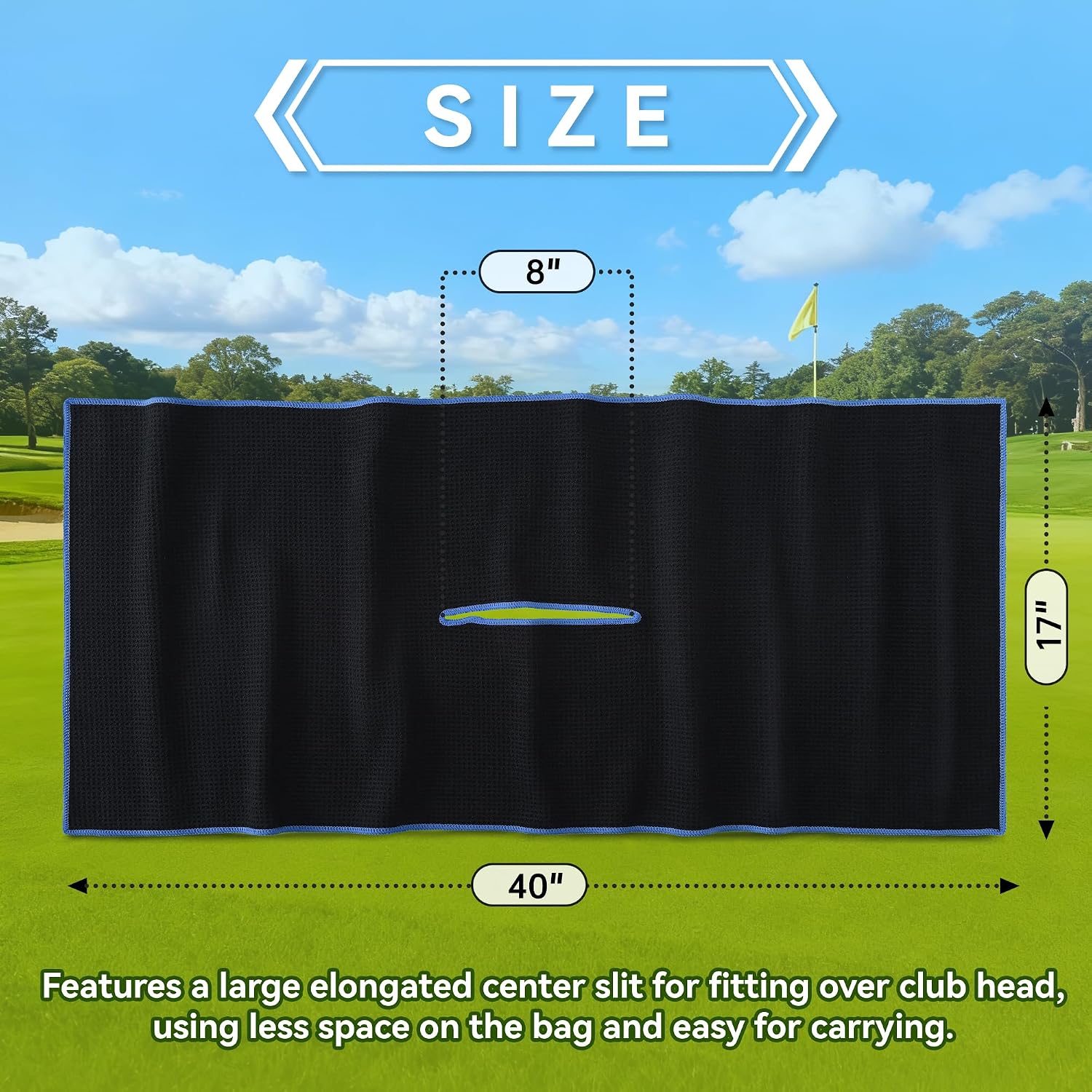 Detalle 2 de Mile High Life Golf Towel 17” x 40”