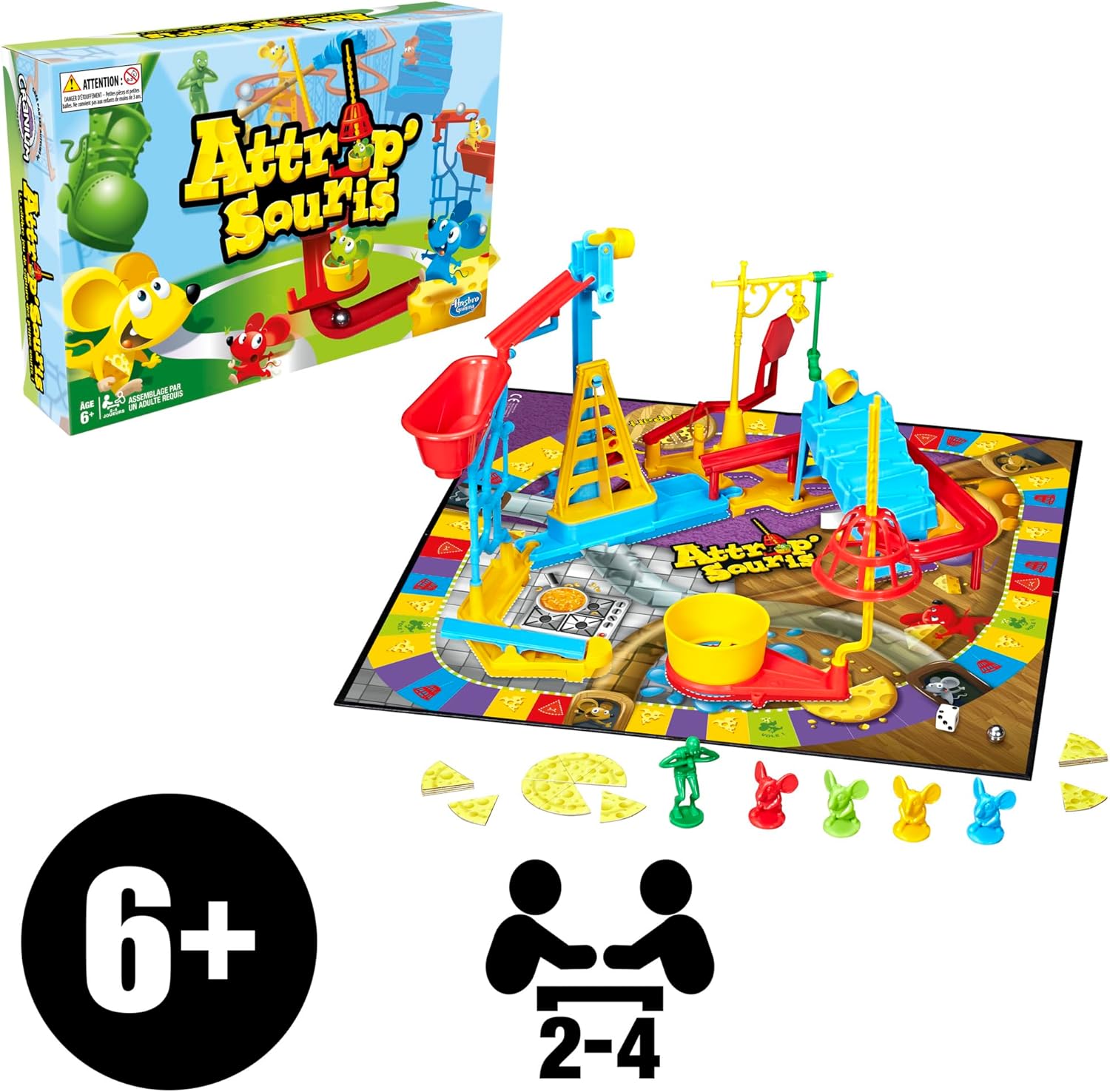 Detalle de Hasbro Gaming Attrap’souris: gioco da tavolo classico per bambini dai 6 anni