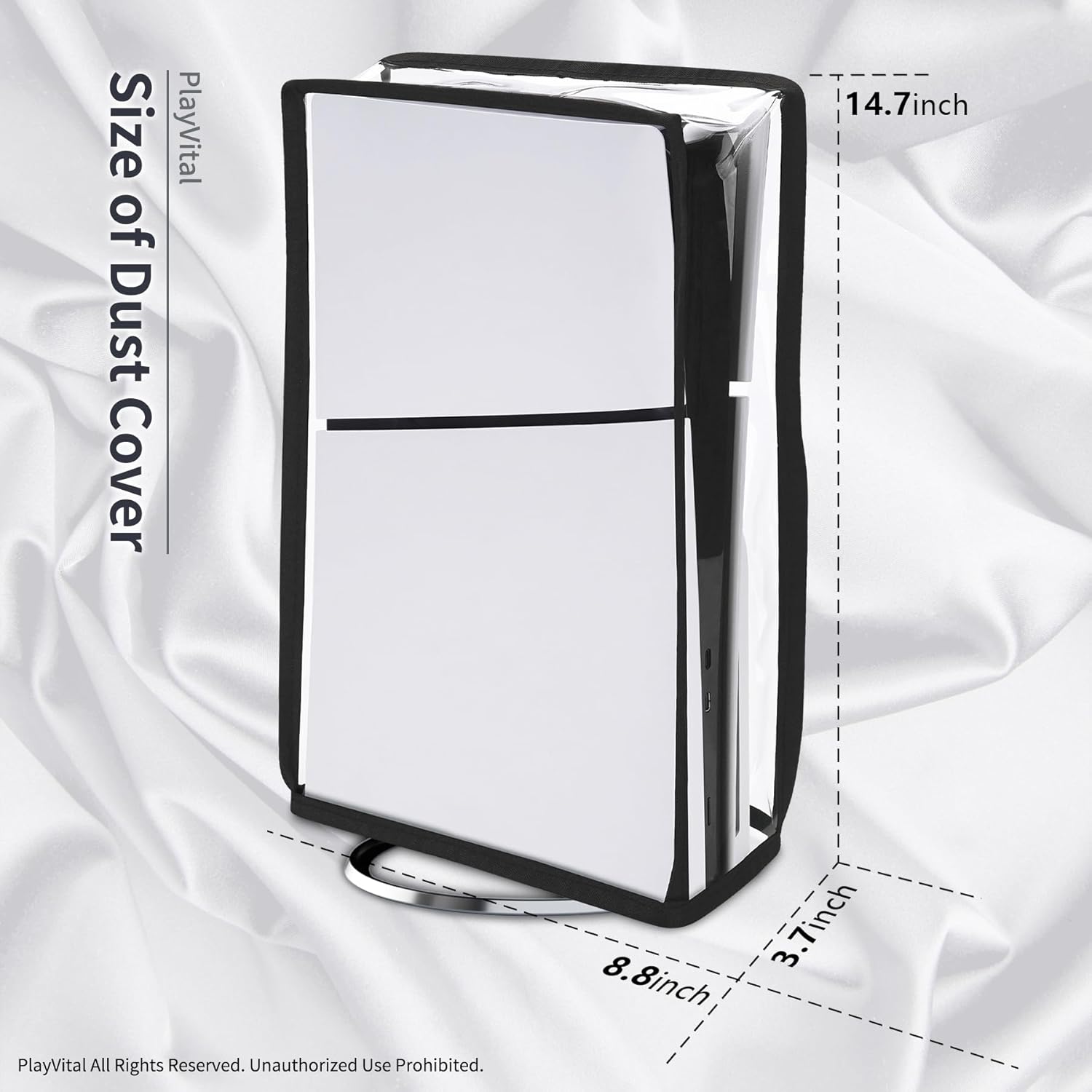 Detalle 2 de PlayVital PS5 Slim Vertical Dust Cover