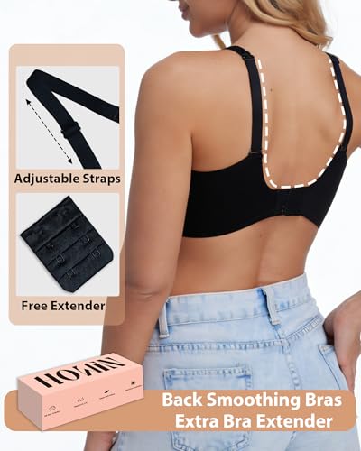 Detalle de HOWIN Jelly Bras Gel Wireless Deep V Bra – Seamless, Undetectable Support
