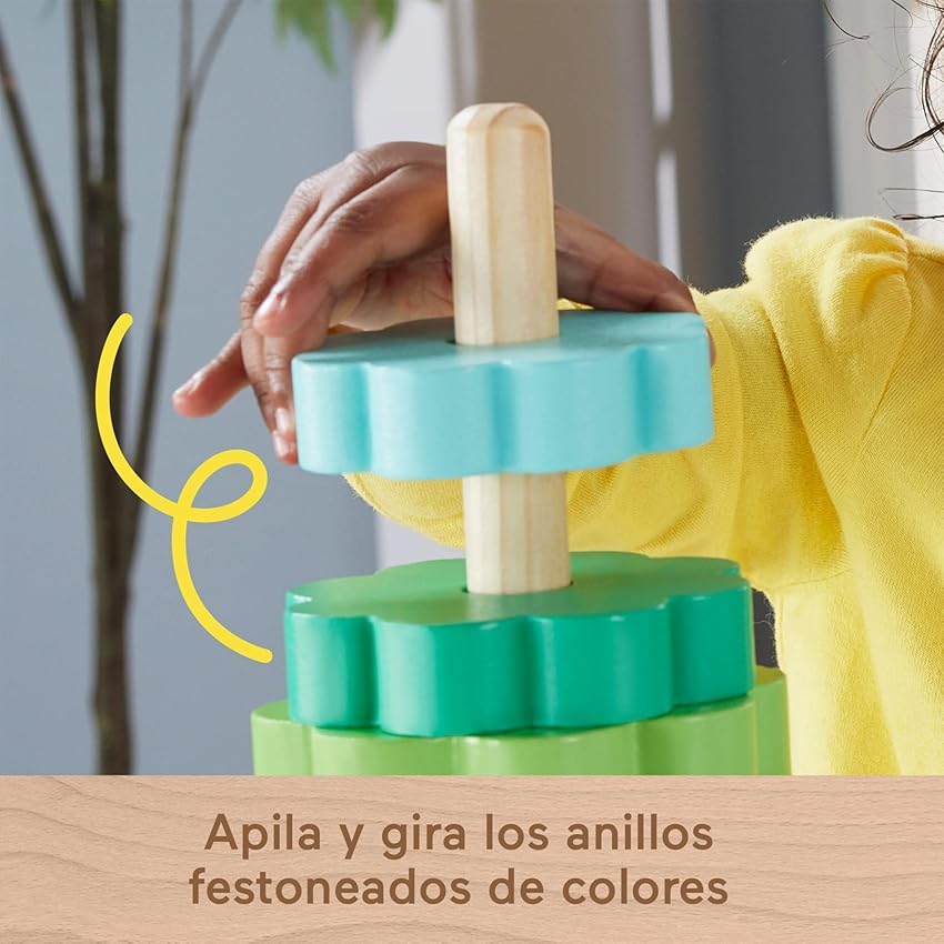 Thumbnail 3 de Fisher-Price HXT77 Pirámide de Aros Apilable 🌼 Diversión Colorida