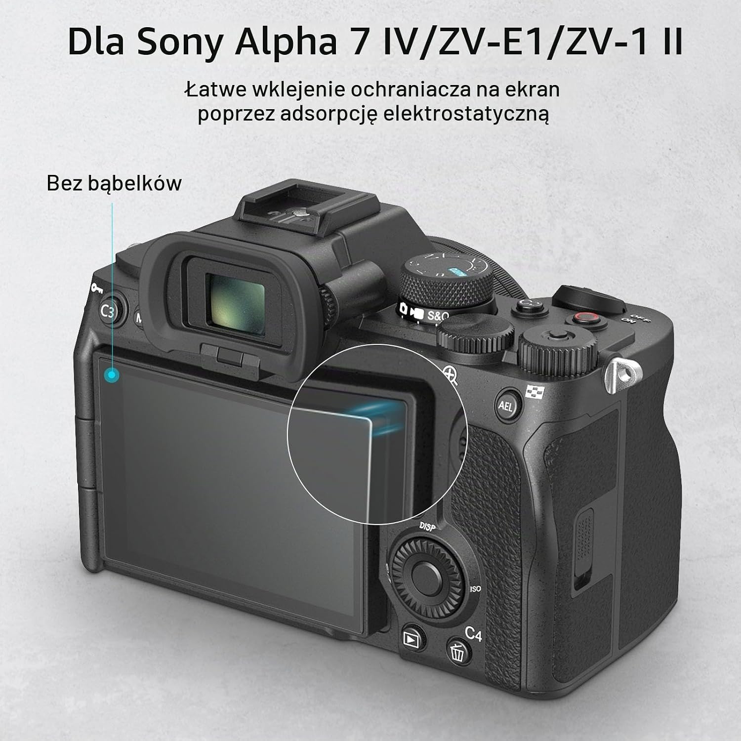 Detalle 2 de SMALLRIG 3750B – szkło ochronne do ekranów Sony, 0,4 mm, 4 sztuki