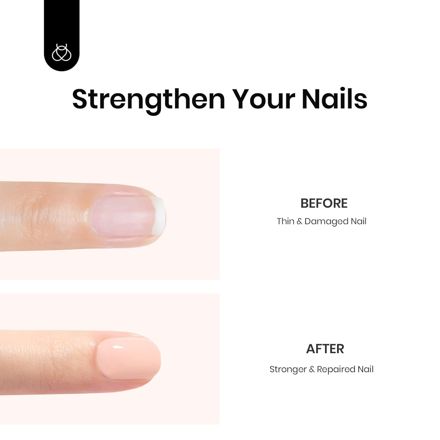 Detalle de Beetles Color Base Gel Nail Polish: Neutral Nude Rubber Base Builder (15ml)