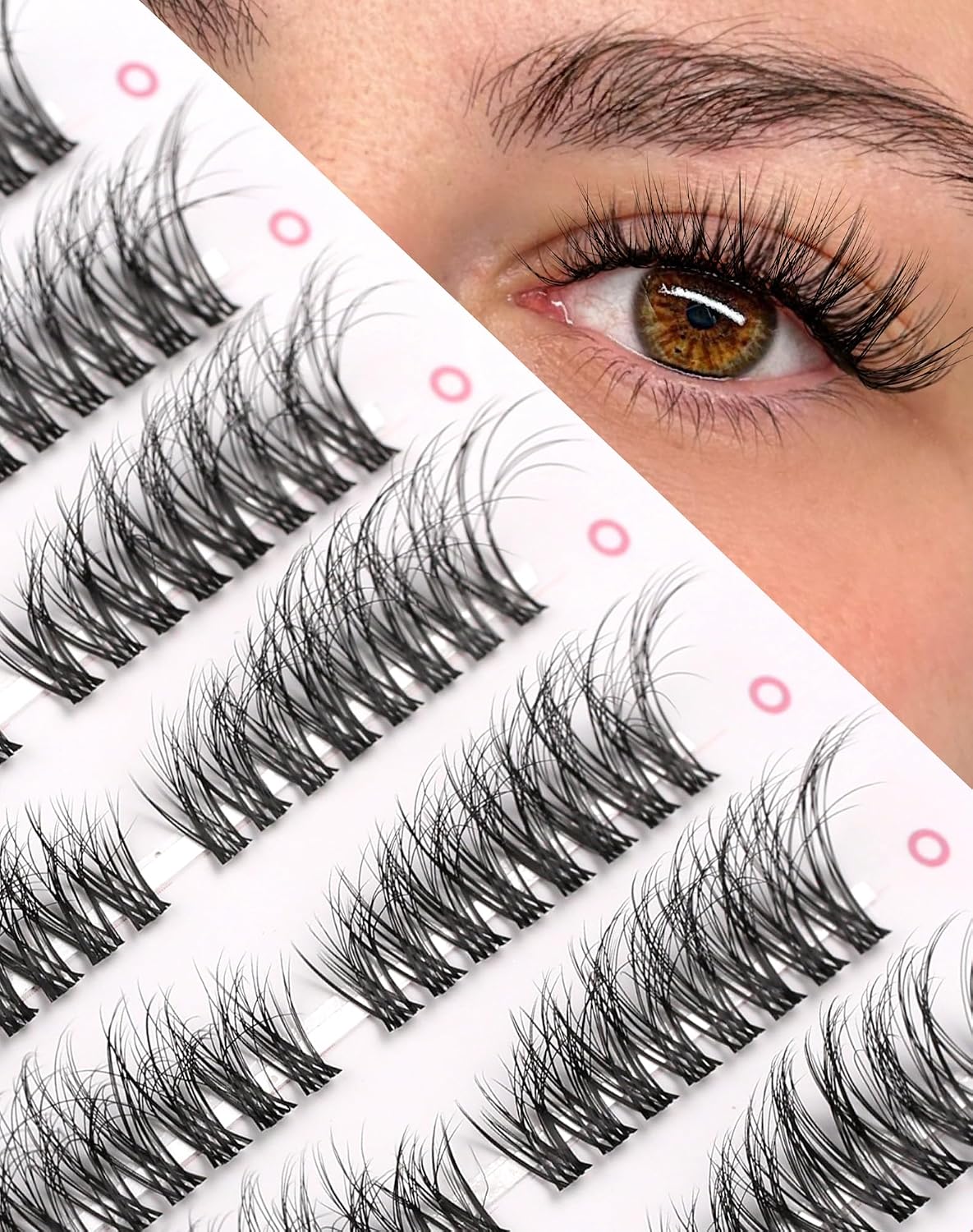 Detalle de Onlyall Cat Eye Lashes N03, 112 Stück