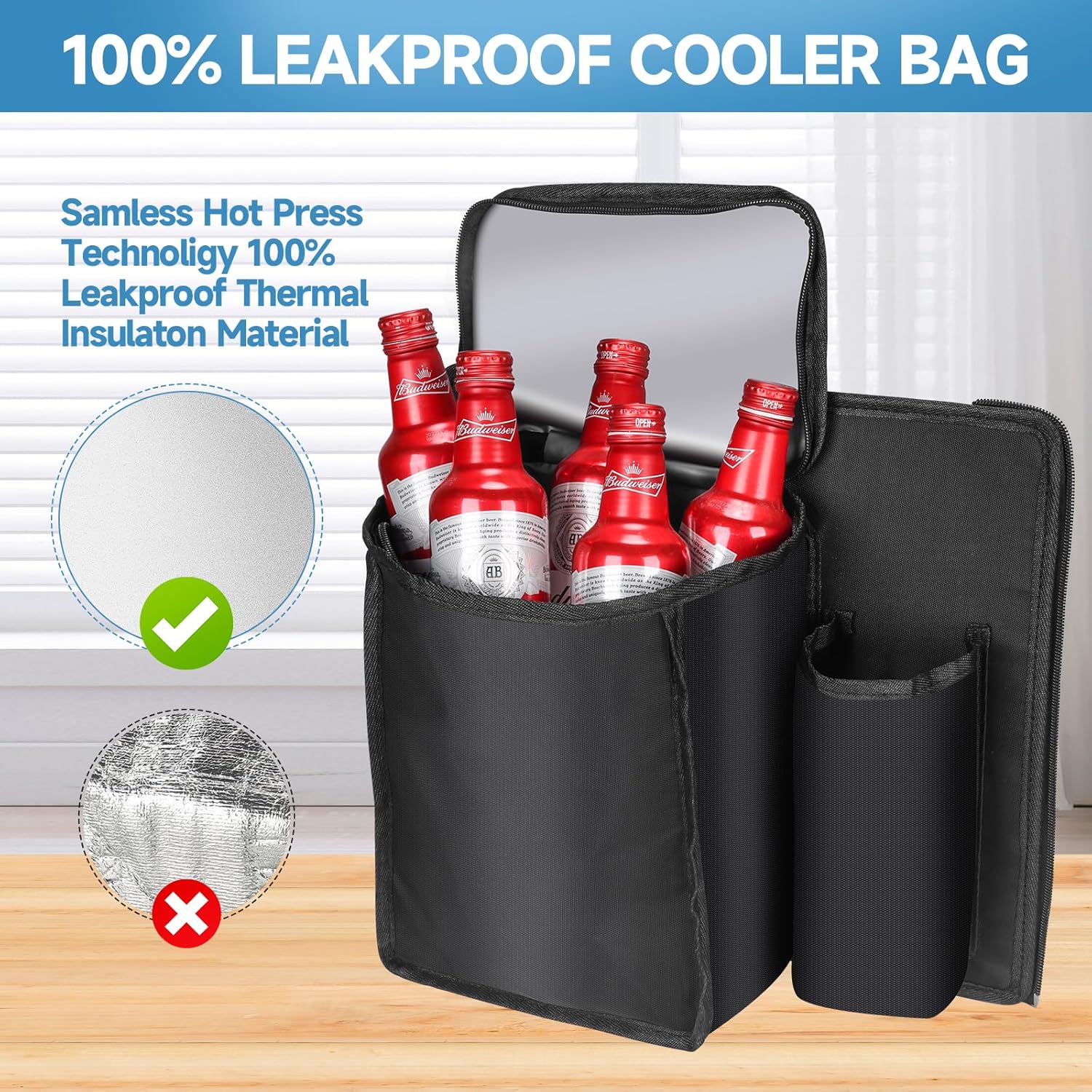 Detalle de Einesin Car Boot Organiser: Seat Back Hanging Organisers with Built-in Cooler