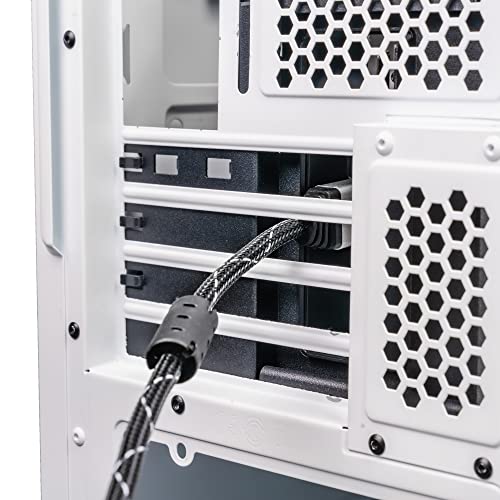 Thumbnail 9 de Cooler Master Vertical Card Holder Kit V3 per PCIe 4.0 – cavo riser 165 mm, Nero/Grigio/Viola