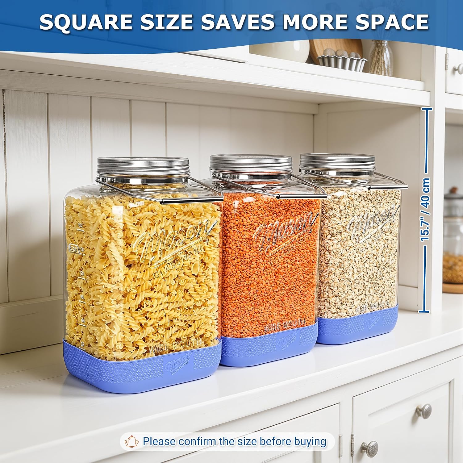 Thumbnail 6 de Glass Fermentation Jars, 2 Gallon