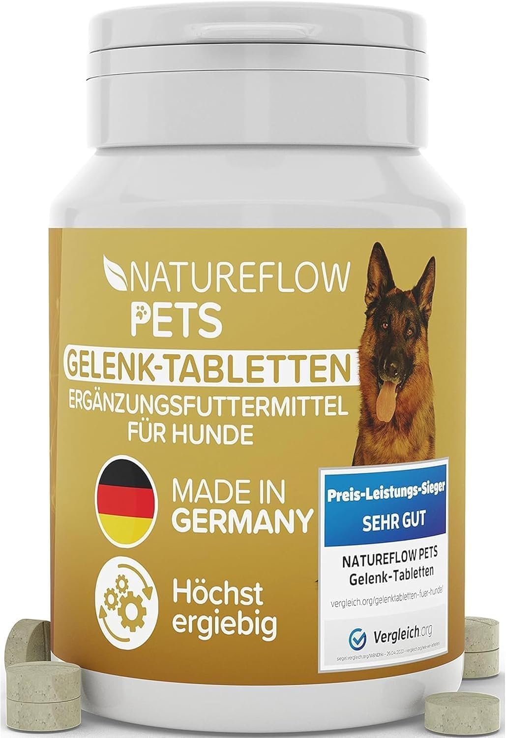 Detalle de Gelenktabletten Hund 100 Stück – mit Grünlippmuschel