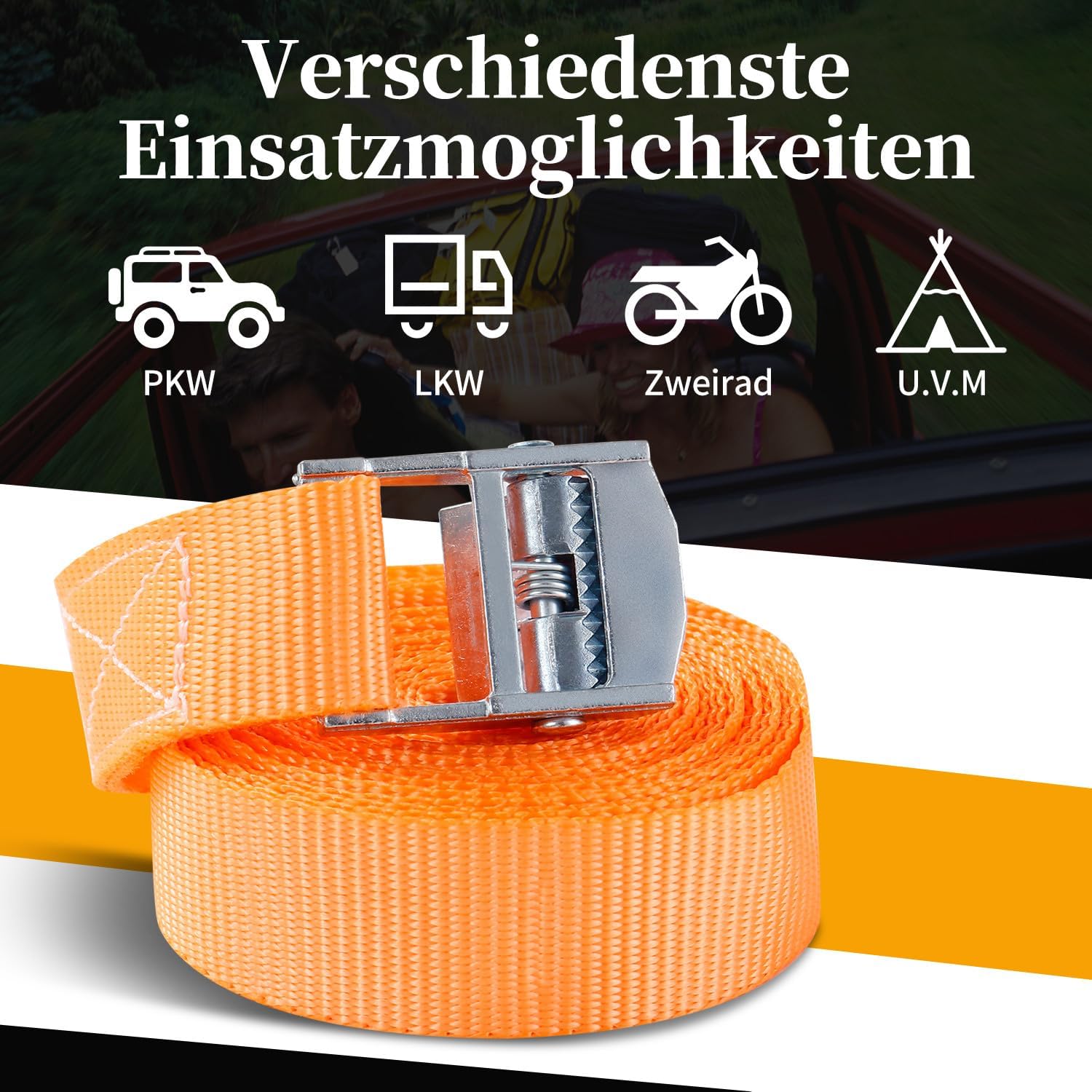 Thumbnail 3 de Spanngurt 25 mm x 4 m mit Klemmschloss