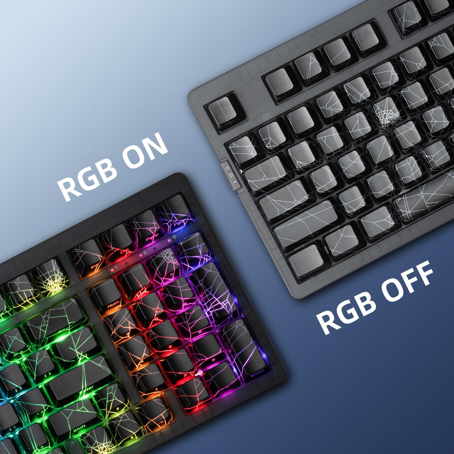 Detalle de ZORNHER ZH980 Wireless Mechanical Keyboard – 95% Layout with Creamy Linear Switches