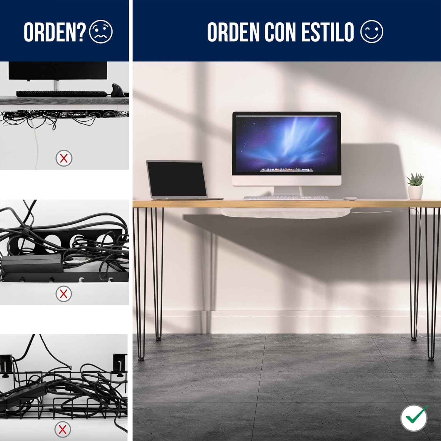Thumbnail 3 de Ultimate Setup Bandeja organizadora de cables 1 unidad