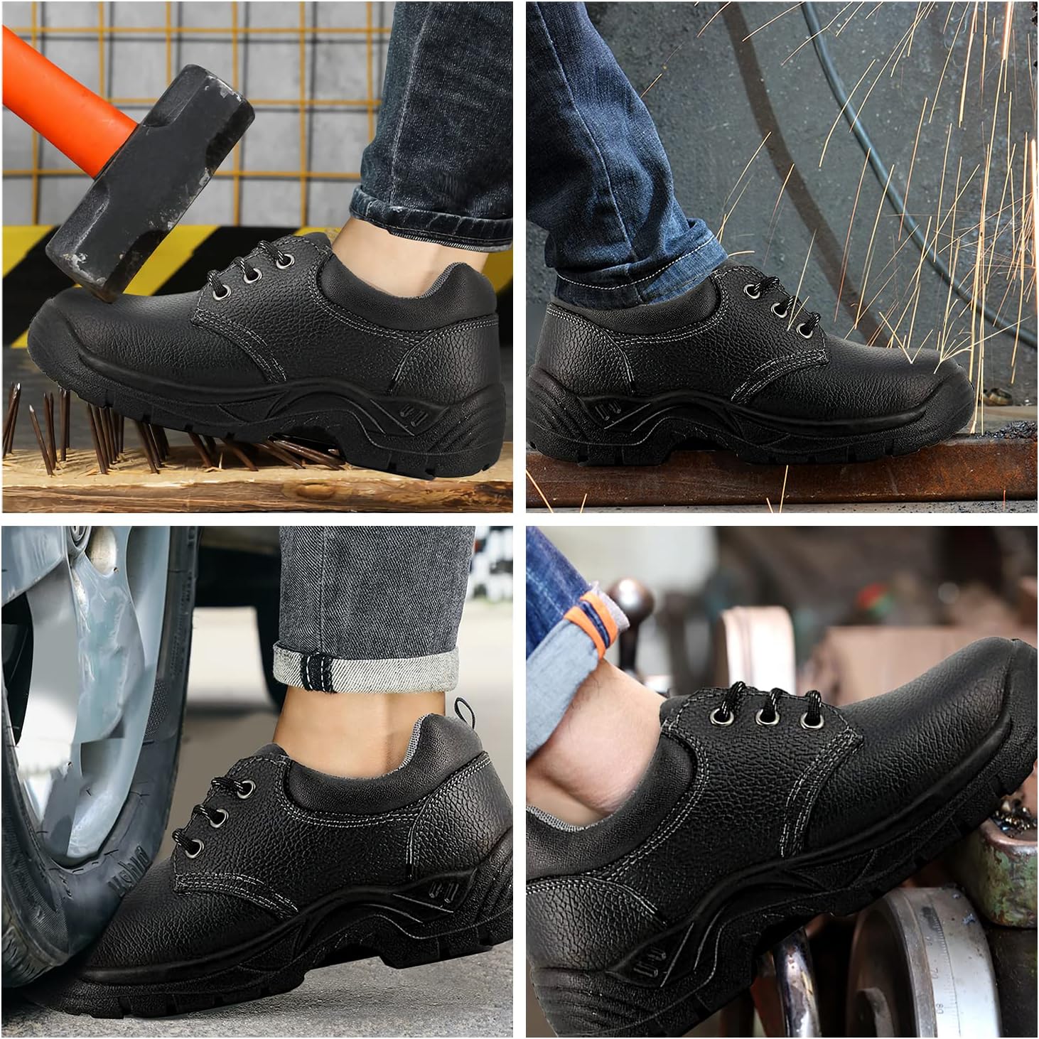 Detalle 2 de JOMIX Scarpe Lavoro Antinfortunistiche Unisex S1P SRC: Sicurezza e Comfort per Ogni Cintura di Lavoro