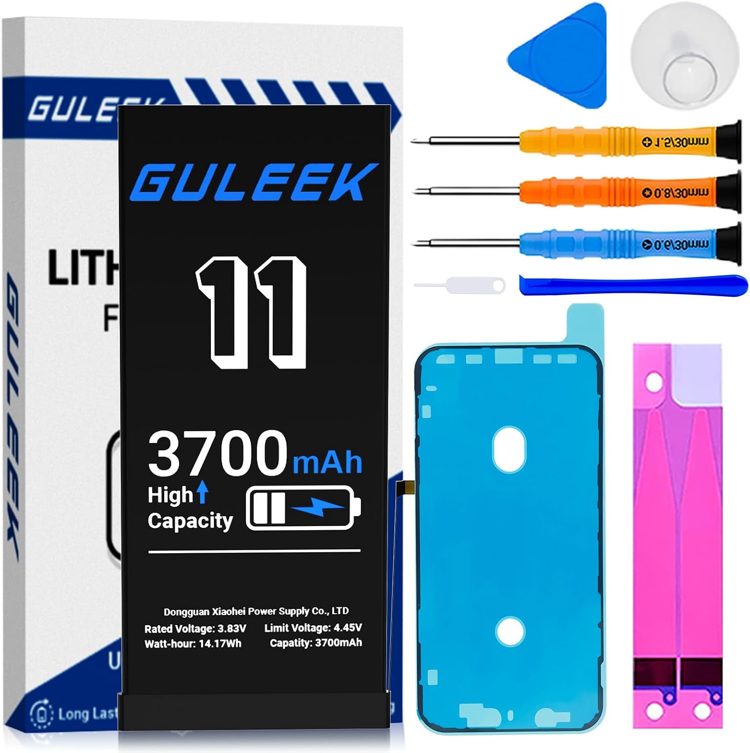 Detalle de GULEEEK Batterie iPhone 11 3700mAh