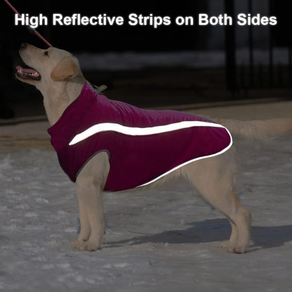 Detalle de FEimaX Dog Coat: Waterproof, Windproof, Fleece-Lined Jacket with Harness Hole for All Sizes