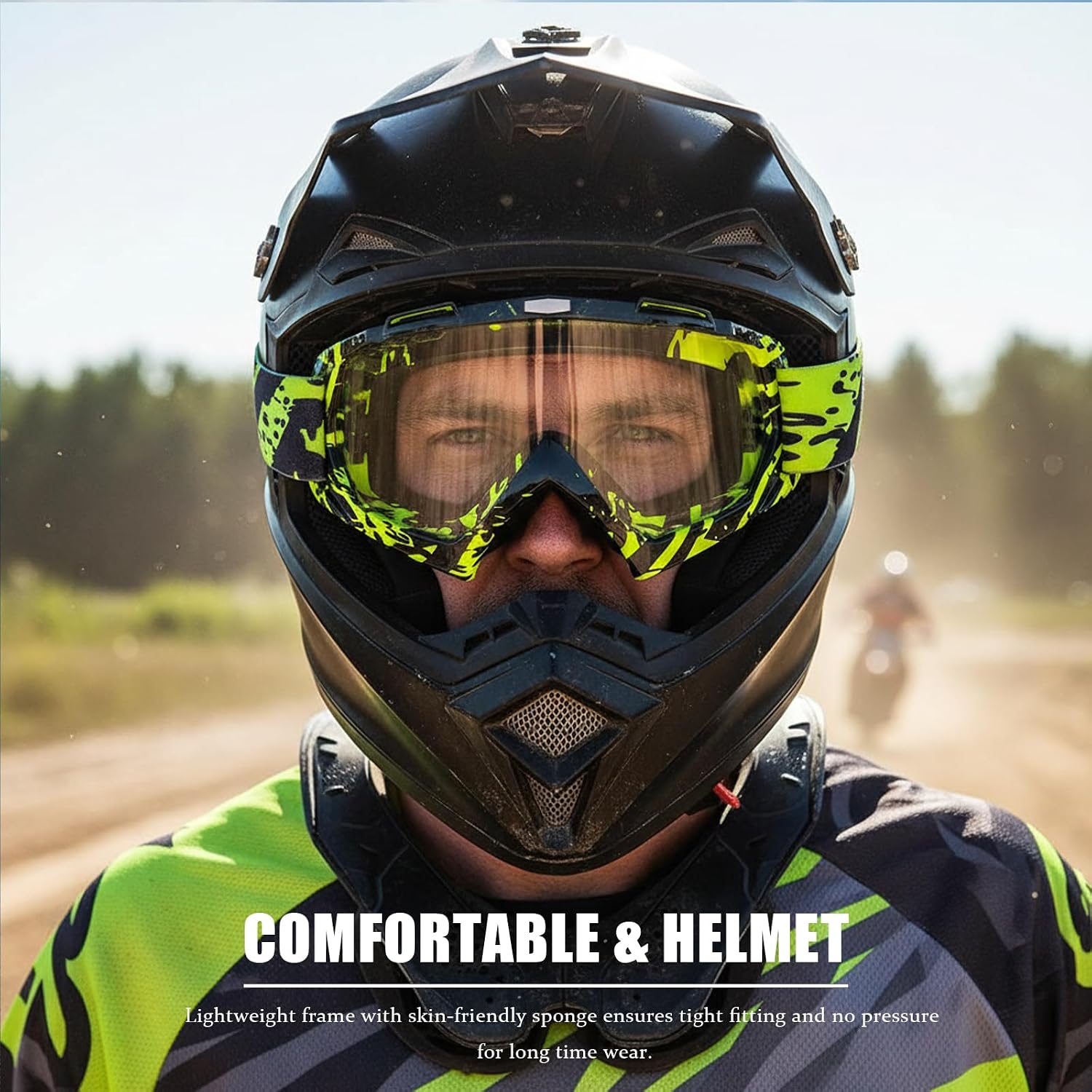 Thumbnail 1 de FMY Motorcycle Motocross Goggles for Men, Women and Youth