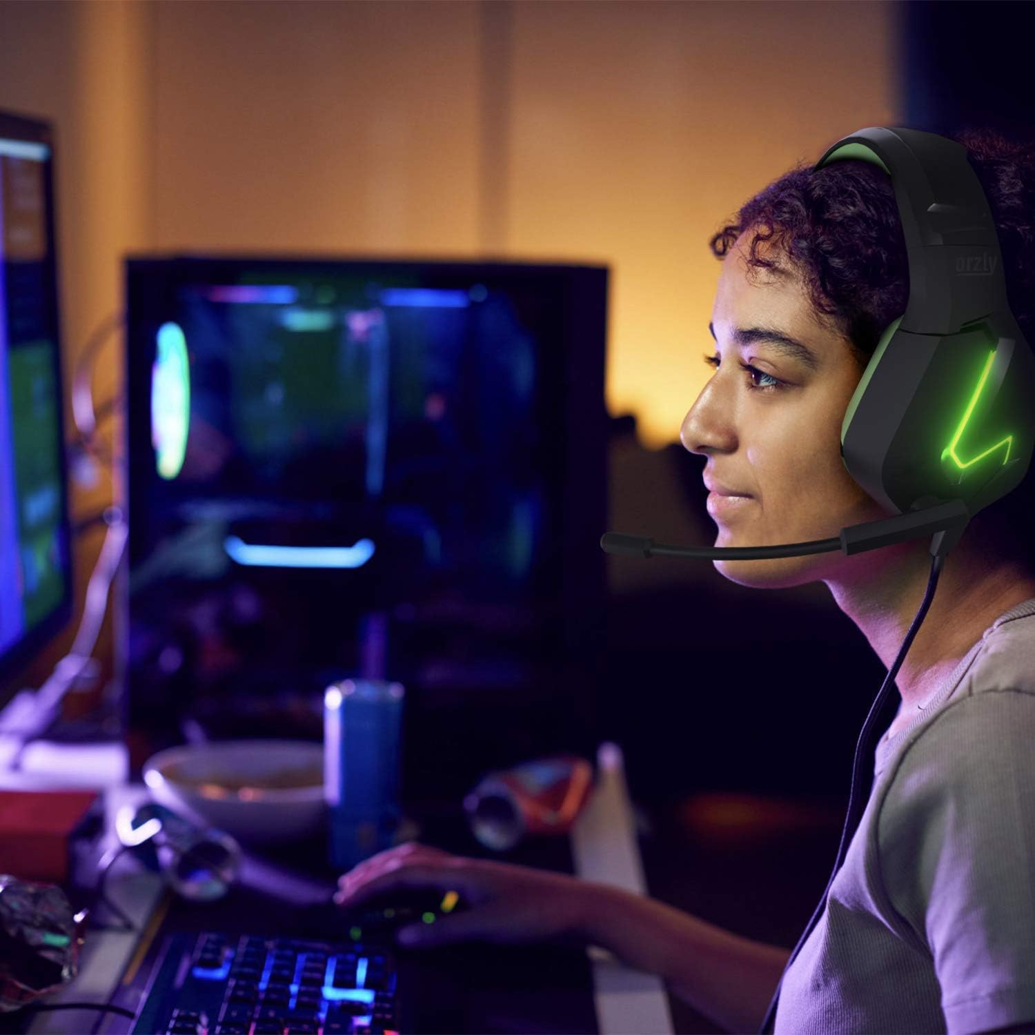 Thumbnail 5 de Orzly Hornet RXH-20 Gaming Auriculares con RGB y Micrófono