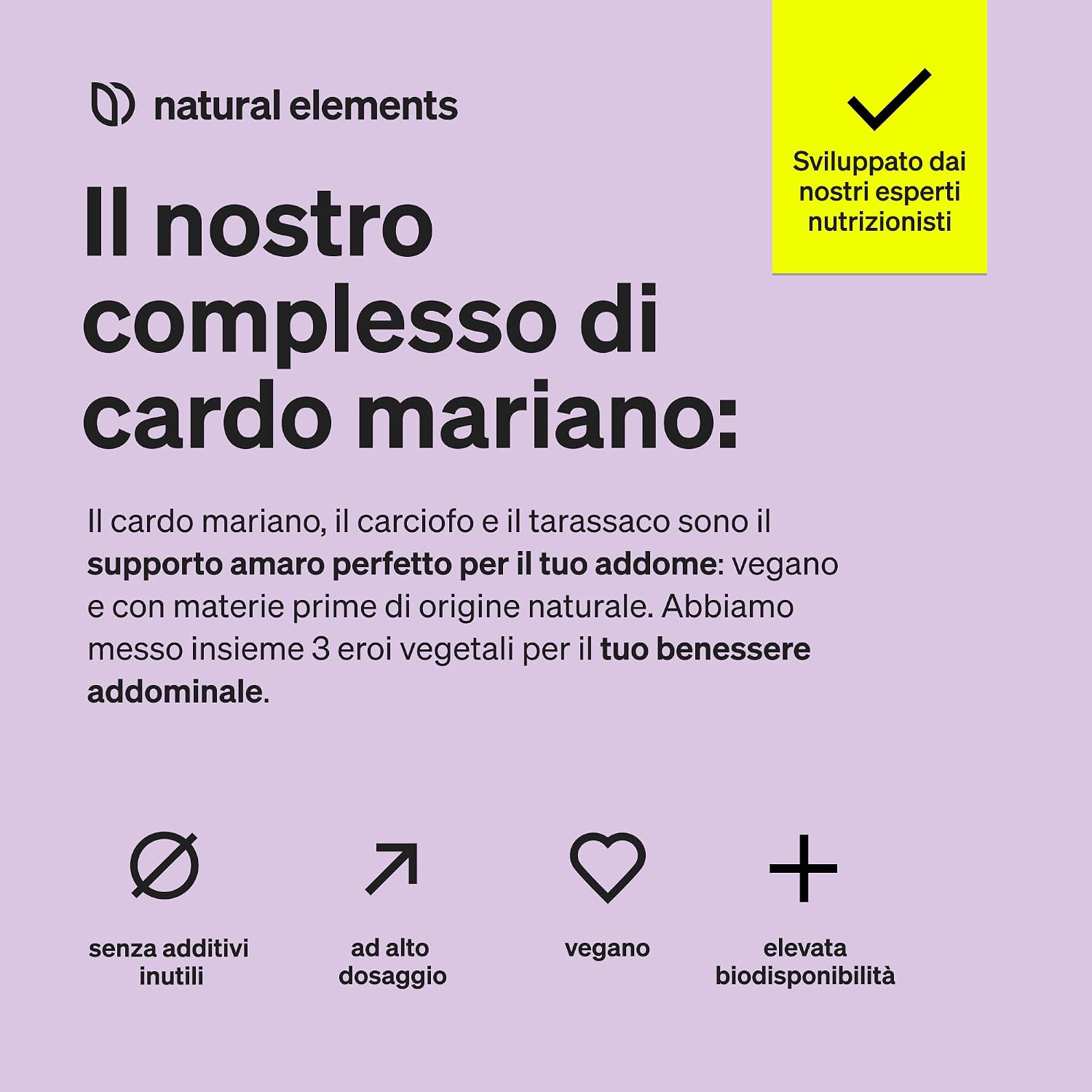 Detalle de Cardo Mariano, Carciofo e Tarassaco (Dente di Leone) 120 capsule con silimarina