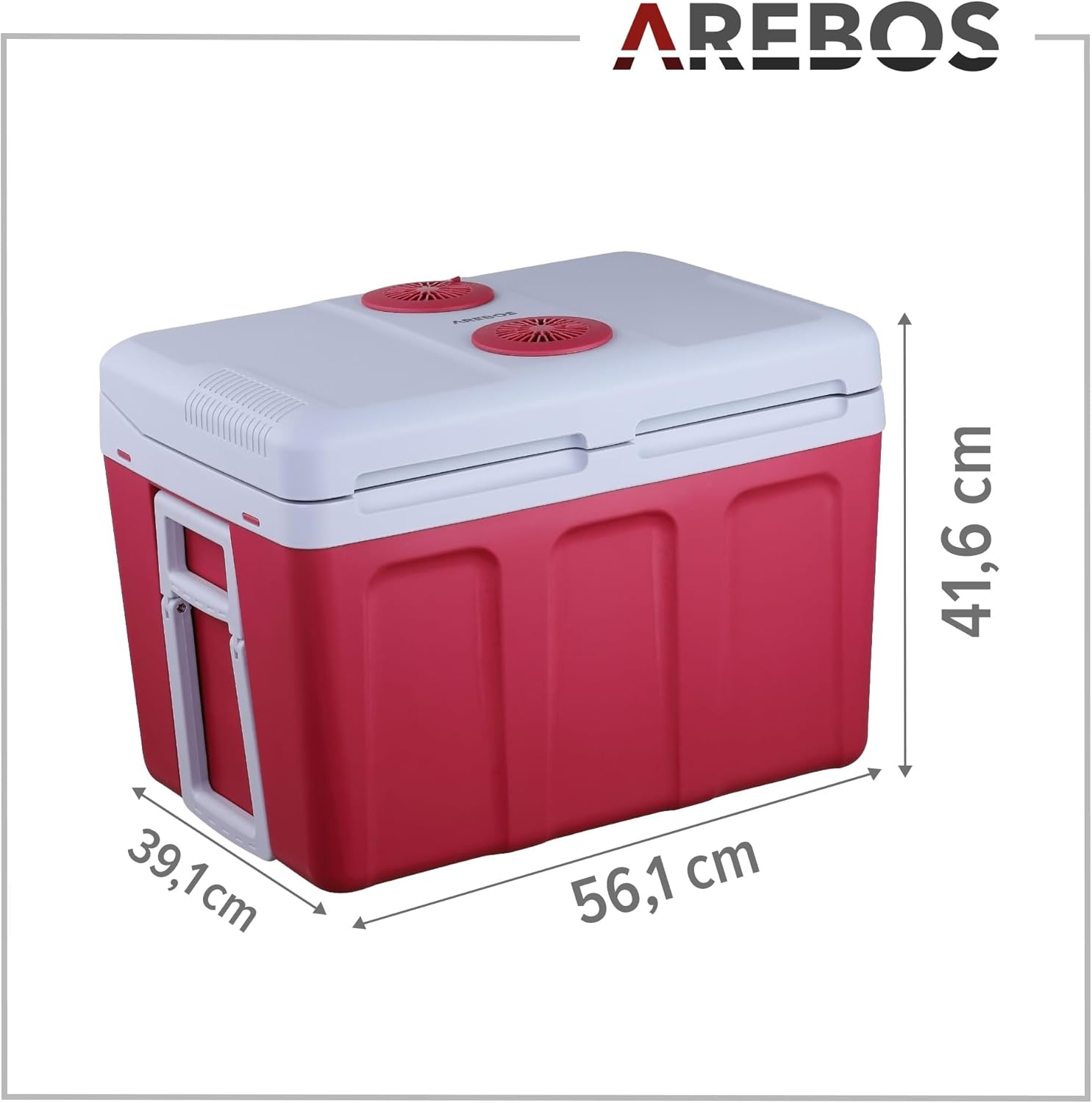 Thumbnail 6 de Arebos 40 Liter Kühlbox: mobiler Kühlschrank für Auto & Steckdose