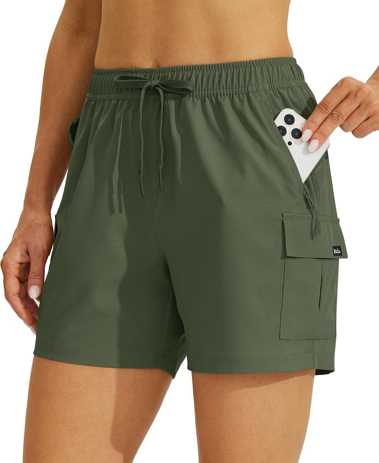 Thumbnail 6 de Willit Women's 5''/7'' Hiking Cargo Shorts — Lightweight, Quick-Dry, Sun-Protective with Zip Pockets