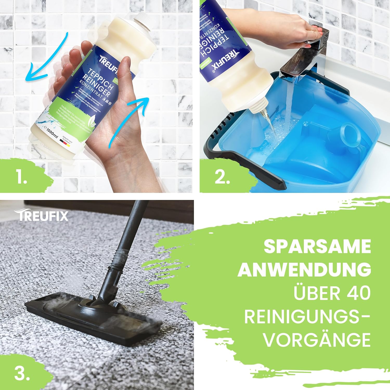 Thumbnail 6 de Treufix Teppichreiniger Konzentrat 1L