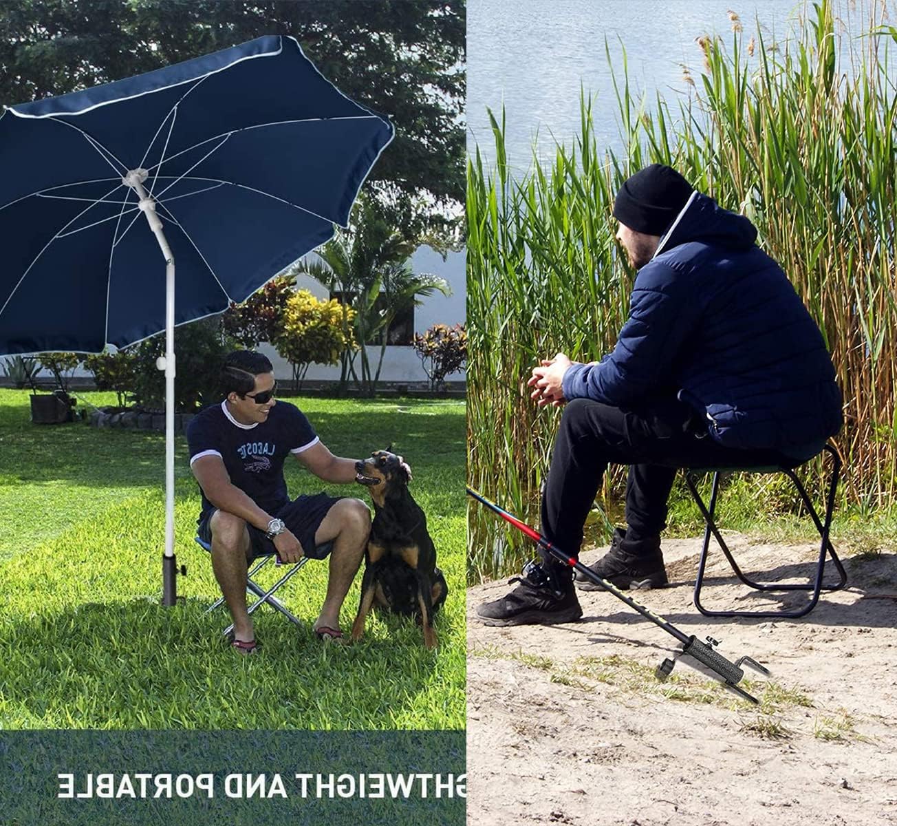 Thumbnail 5 de Mikytoper parasol base with ground spike (one piece) for garden, beach and fishing umbrellas