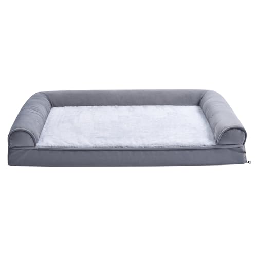 Detalle de Amazon Basics Cama-sofá para perro 91x69x17 cm