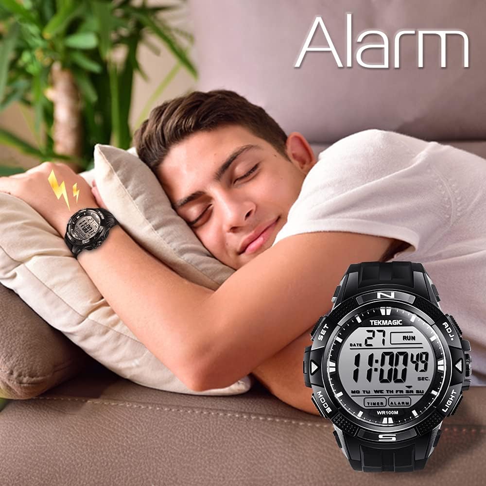 Thumbnail 4 de 100m Digital Sumergible Reloj de Pulsera