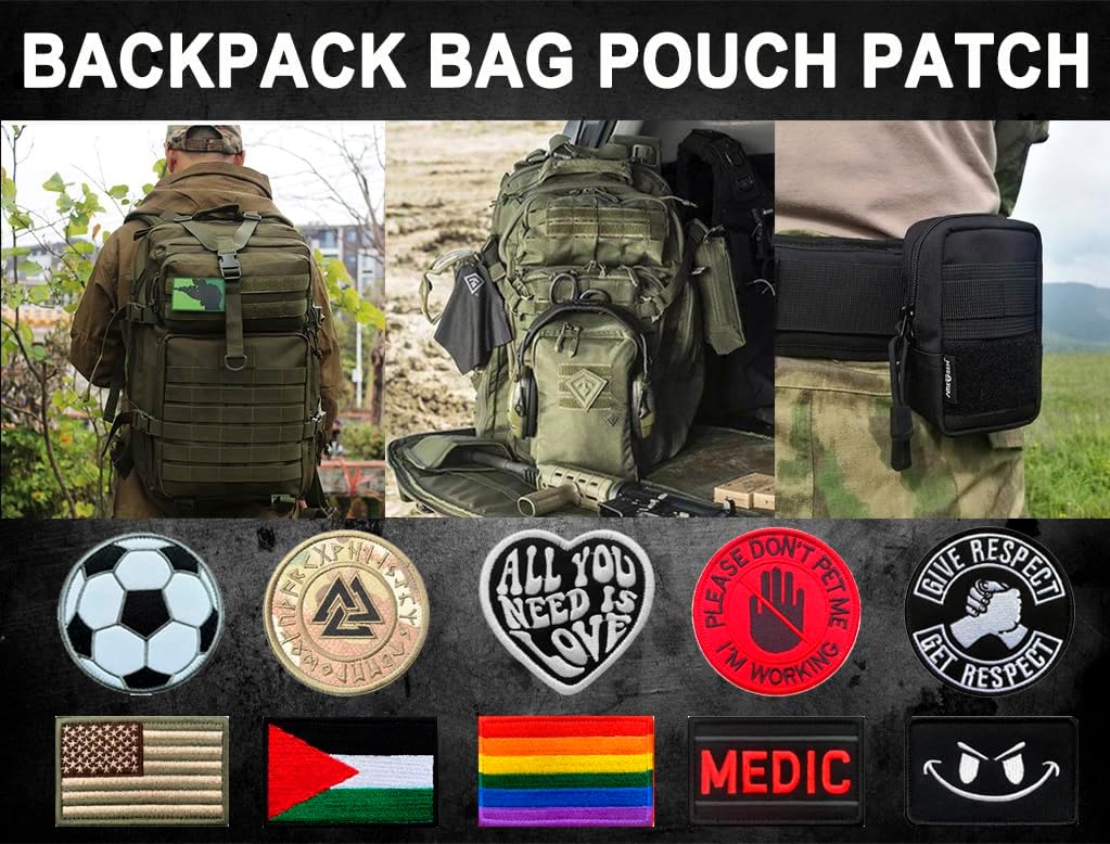 Detalle 2 de No Step On Snek Patch 2er Set