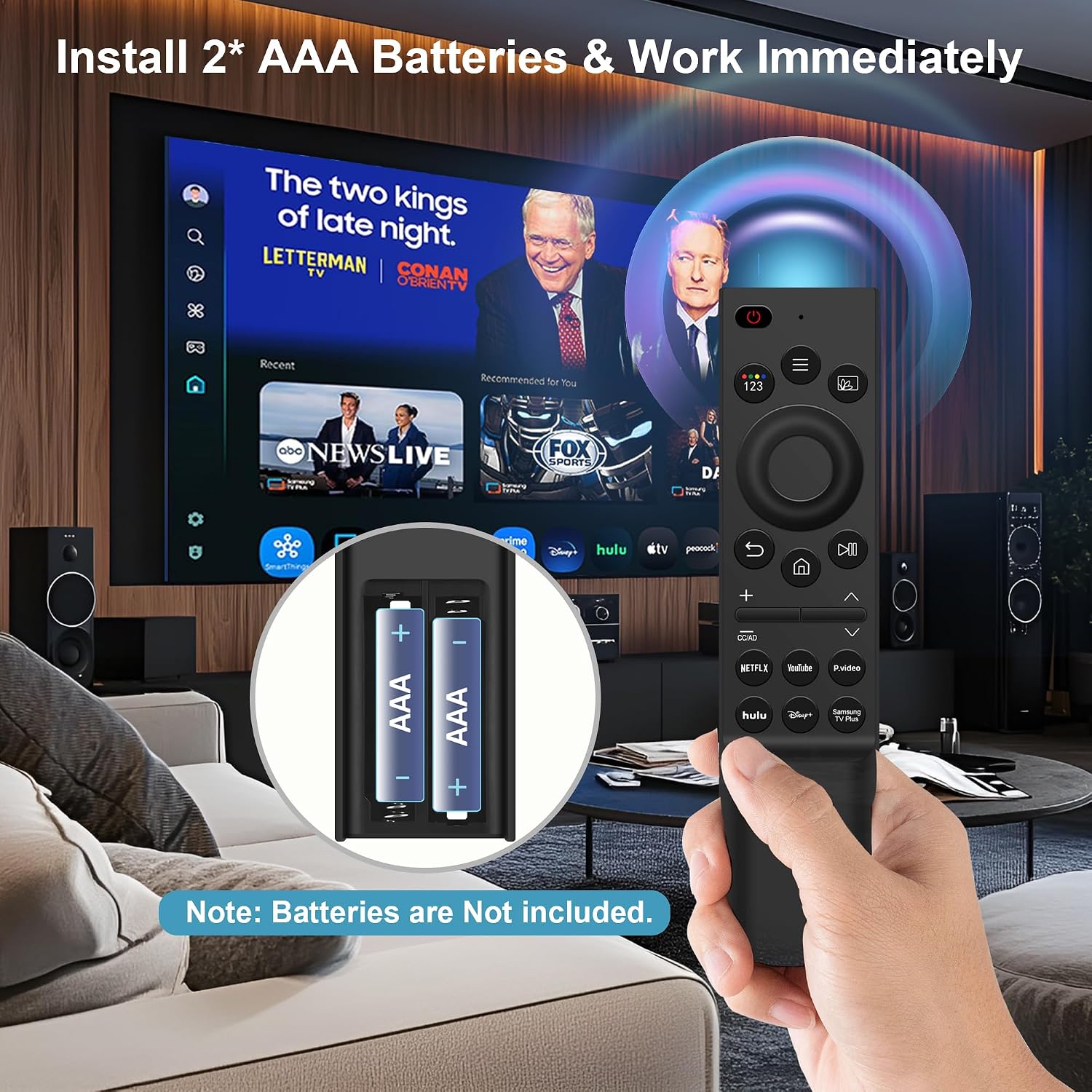 Detalle de ZYK BN59-01363X Samsung TV Remote Replacement with 6 Shortcut Buttons