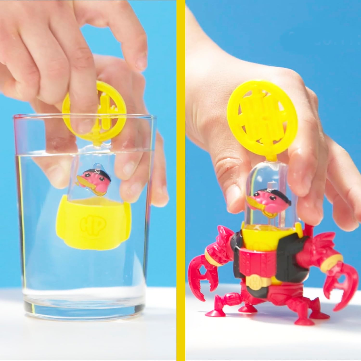 Detalle 2 de Hasbro G0422 Hydro Pods Aqua Crab Armor Robot Battle Toy