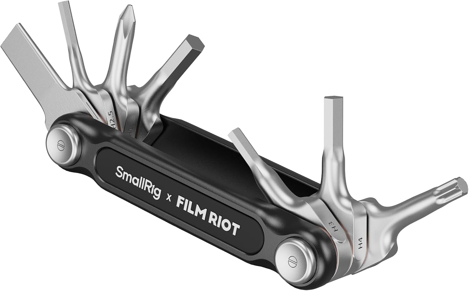 SMALLRIG x FILM RIOT 4374 7-in-1 inklapbare gereedschapsset, zwart