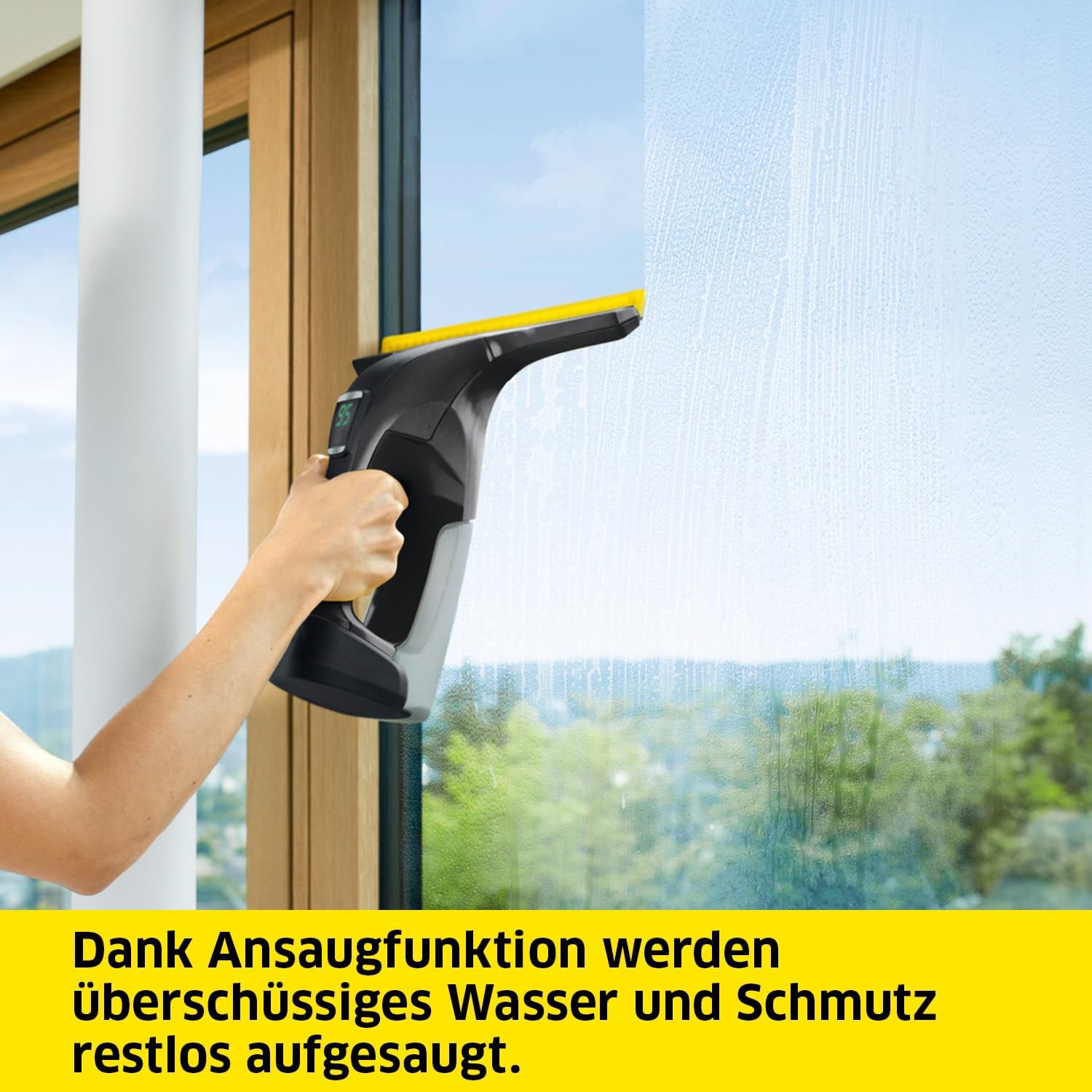 Thumbnail 2 de Kärcher Fenstersauger WV 6 Plus Multi Black Edition – lange Akkulaufzeit, Zubehör im Paket