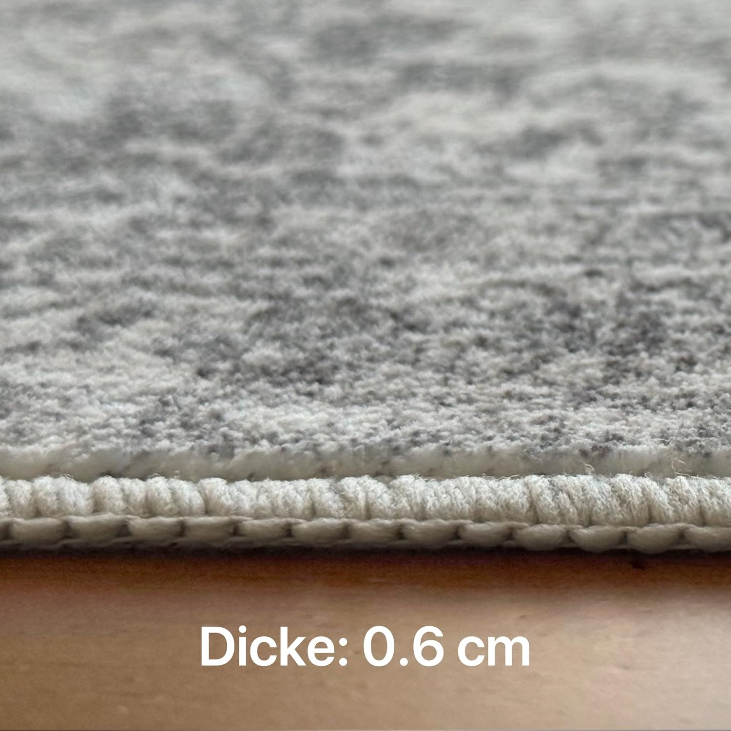 Thumbnail 5 de GENIMO Tapis Salon Vintage Persan, Lavable en machine – Noir et Gris, 160x230 cm