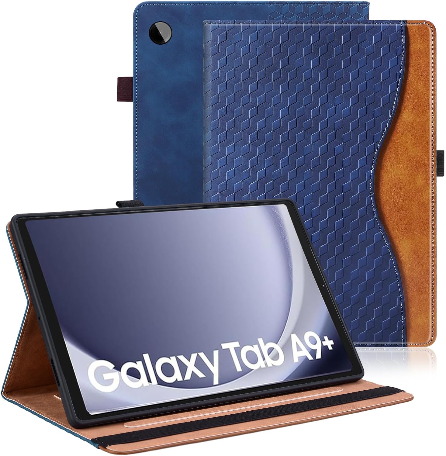 Detalle de Vkooer Hülle für Samsung Galaxy Tab A9+/A9 Plus (11 Zoll) SM-X210/X215/X216 – Marineblau