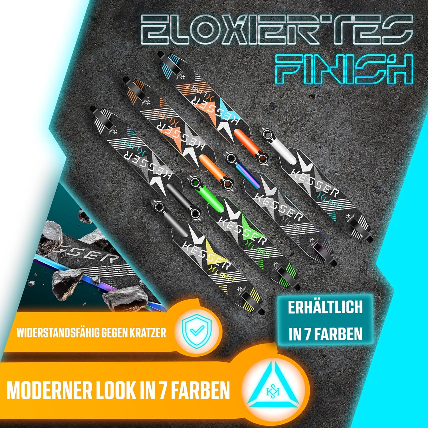 Thumbnail 5 de KESSER® Stunt Scooter X-Limit – 360° Lenkung, 100 kg Traglast, ABEC 9 Kugellager