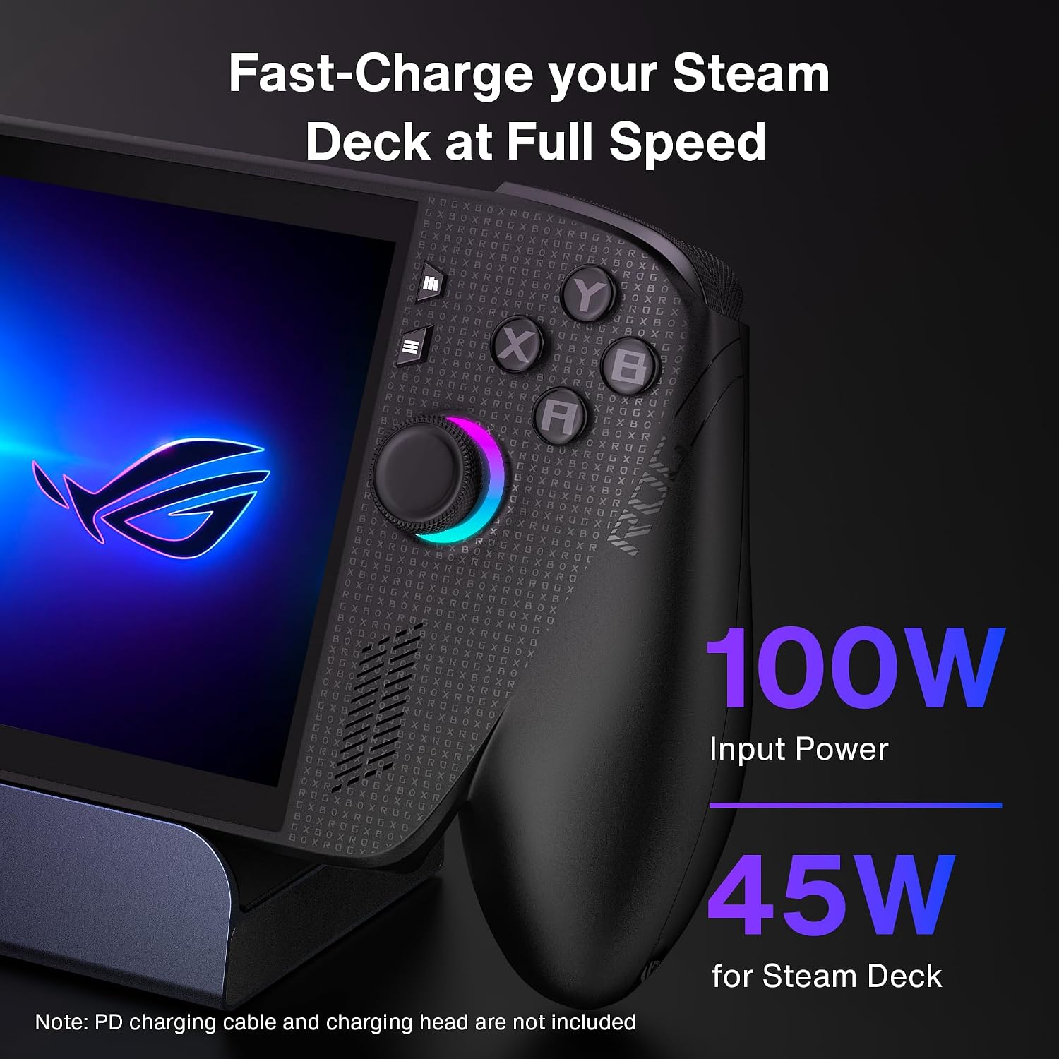 Detalle de iVANKY Upgrade 10-in-1 Docking Station für ROG Ally X (2025) & Co. – 4K@144Hz, 100 W Ladeleistung, HDMI 2.1, Ethernet 1 Gbit/s und 5 USB-A 3.0