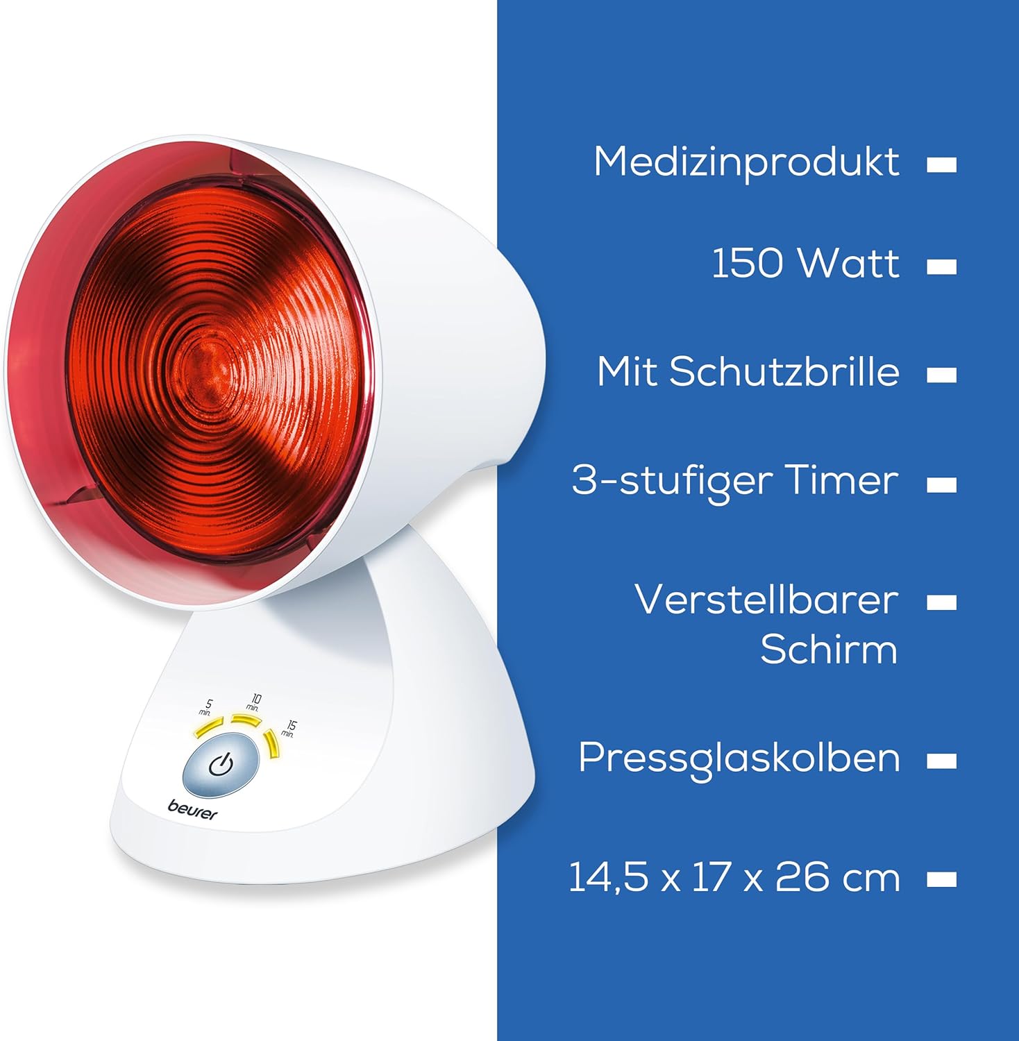 Thumbnail 6 de Beurer IL 35 Infrarotlampe 1 Stück