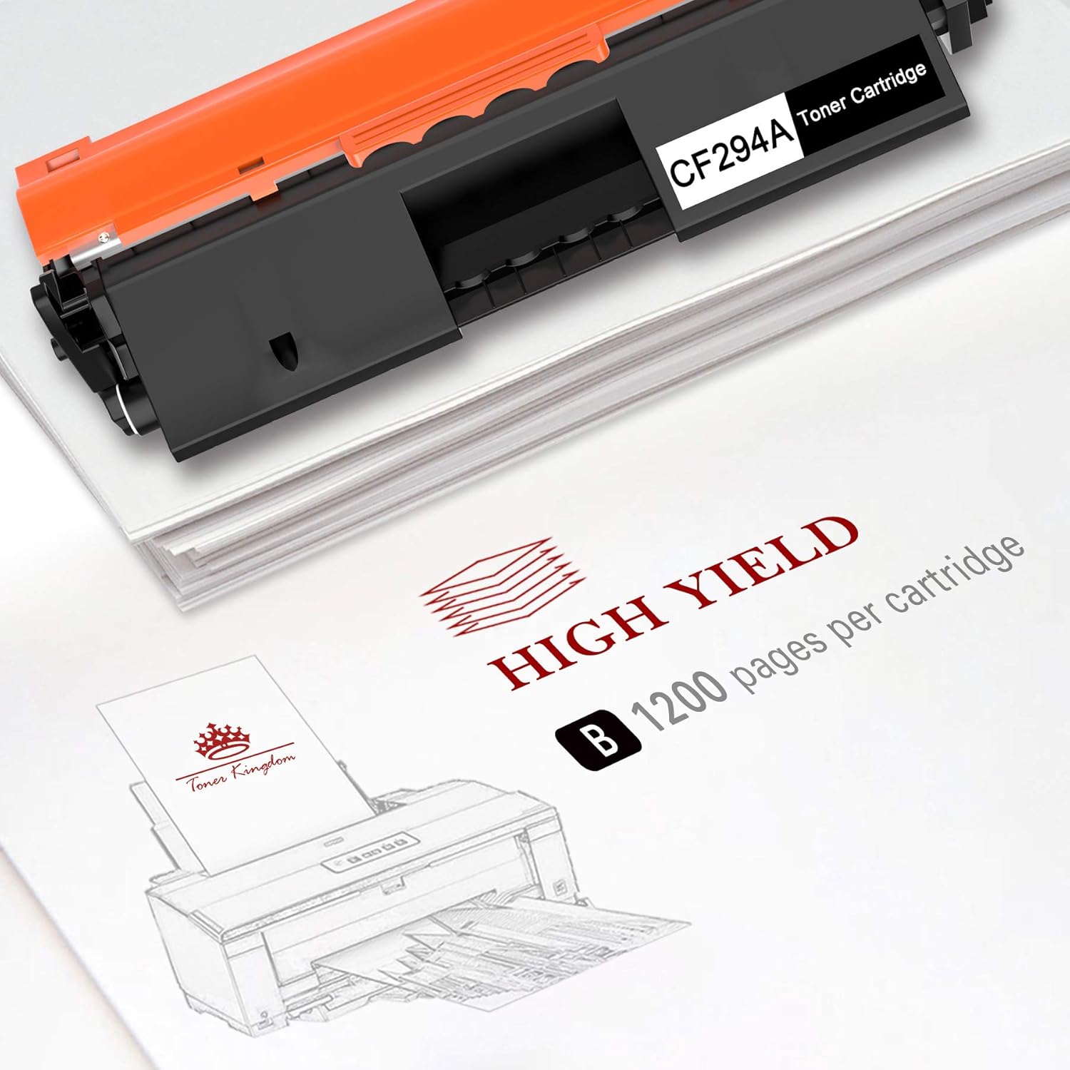 Thumbnail 2 de Toner Compatibile CF294A per HP LaserJet Pro M148/M118 – Toner Kingdom Nero, 1200 pagine