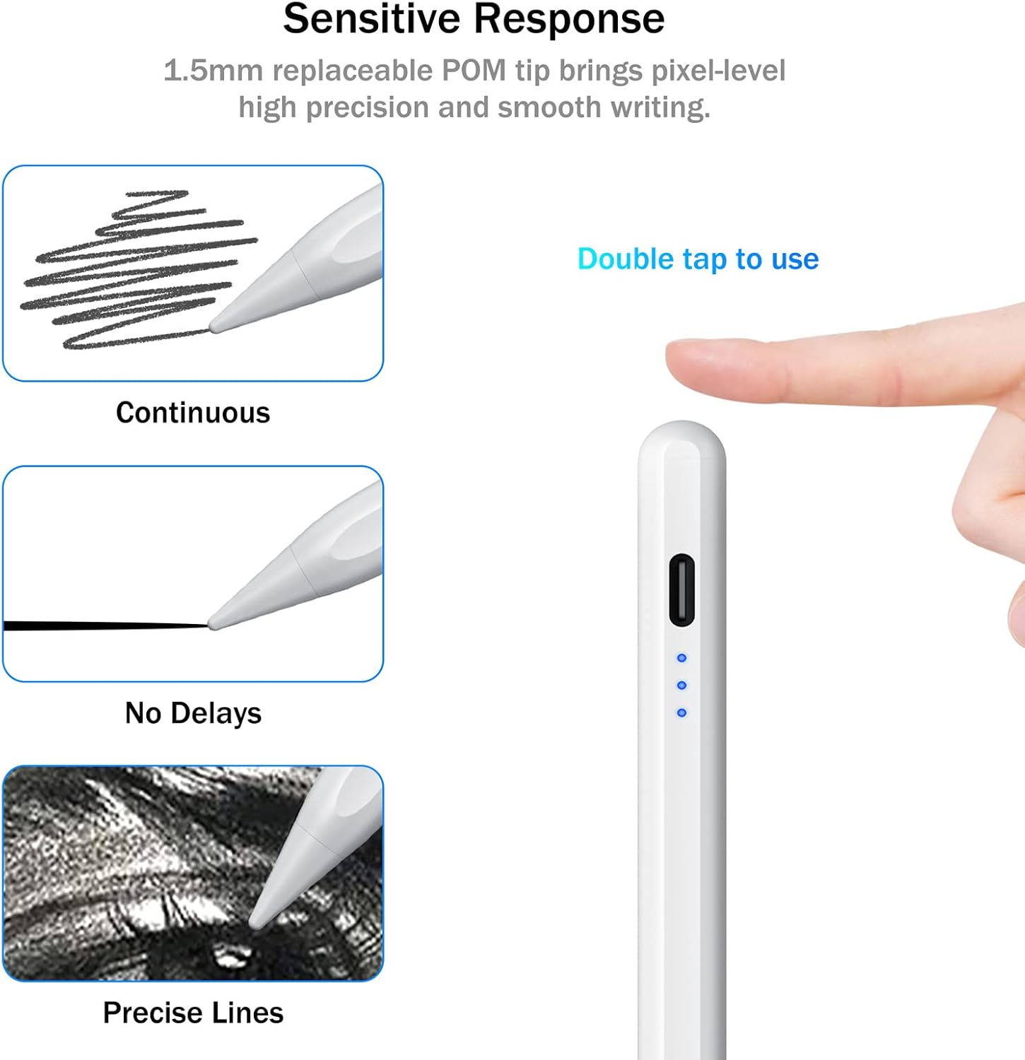 Detalle 2 de Cisteen Stylus Pen for iPad 2018-2025