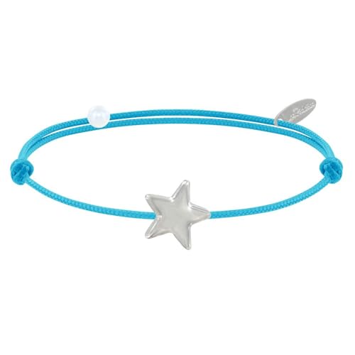 Detalle de Pulsera Enlace Estrella de Plata 925 - Classics Turquesa | LES POULETTES BIJOUX