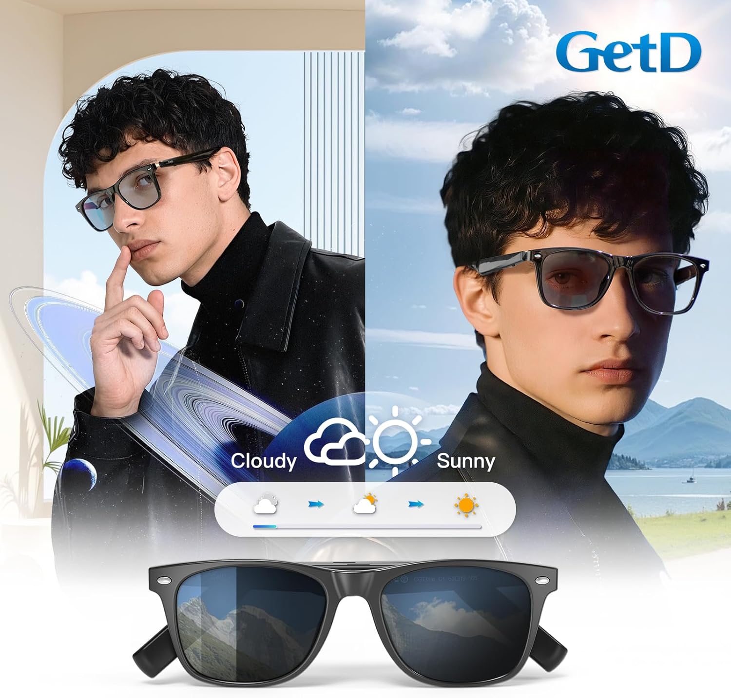 Thumbnail 5 de GetD 2026 AI Glasses 11H music