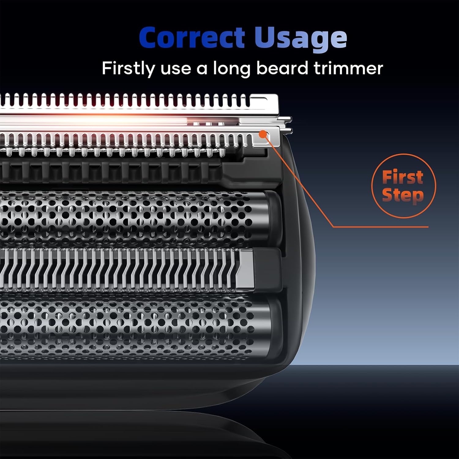 Thumbnail 2 de Kensen Upgraded 4-Blade Foil Shaver 120 mins