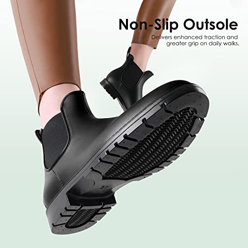 Thumbnail 4 de DREAM PAIRS Wellington Boots Women – Ankle Chelsea Short Wellies, Waterproof