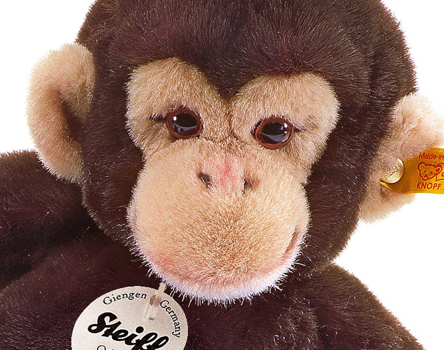 Detalle 2 de Steiff 280122 Koko apa i mörkbrun plysch, 25 cm