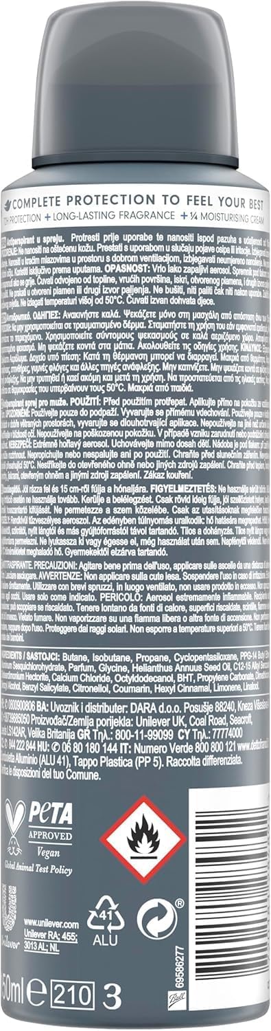 Thumbnail 1 de Dove Men + Care Cool Fresh Spray 6x150 ml
