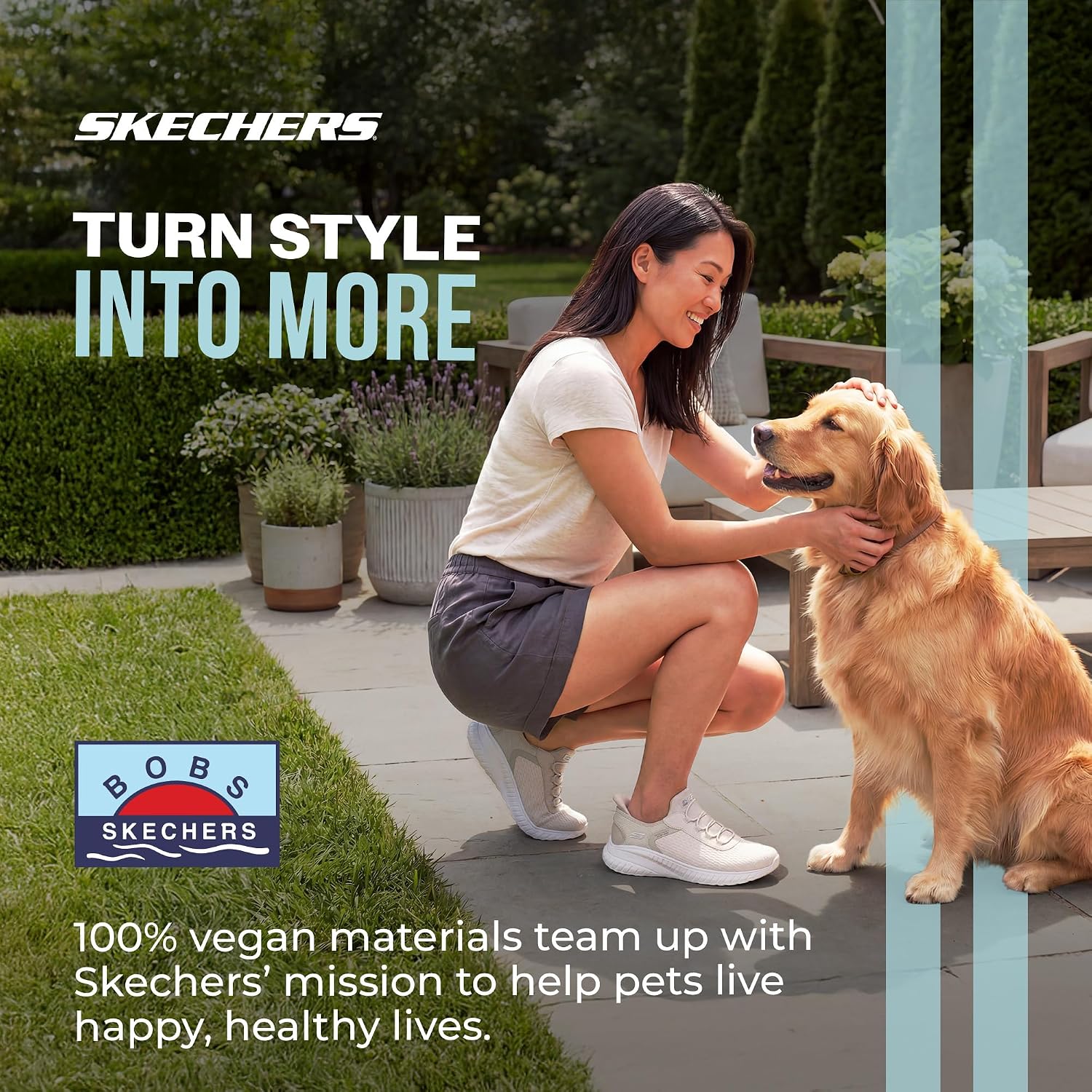 Detalle de Skechers Bobs Squad Chaos Hands Free Slip-On Shoes for Women