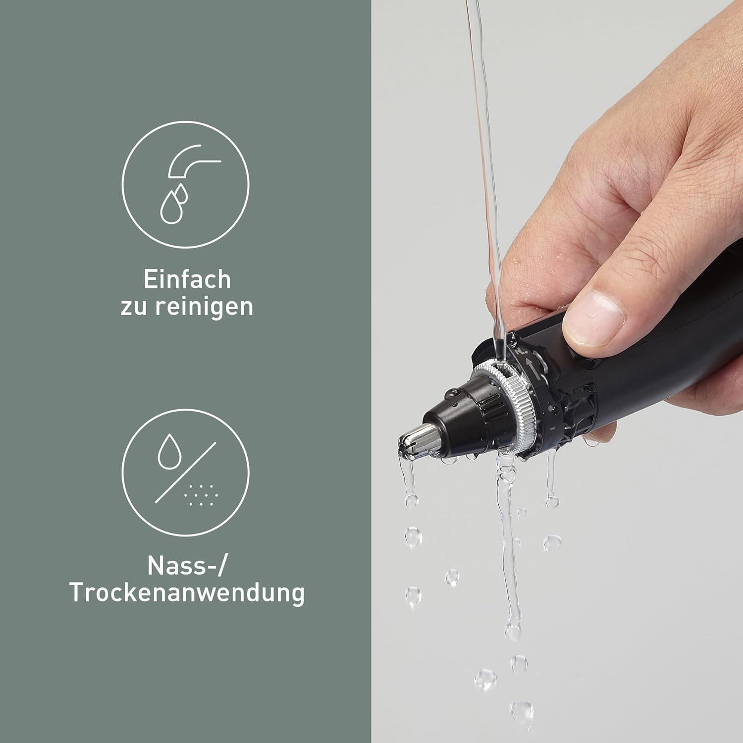Thumbnail 6 de Panasonic ER-GN300-K503 Nasenhaarschneider – Präziser Trimmer für Nase, Ohren und Augenbrauen